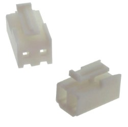 CONN 2P 3.96mm LOCKED WHITE FEMALE  (*)