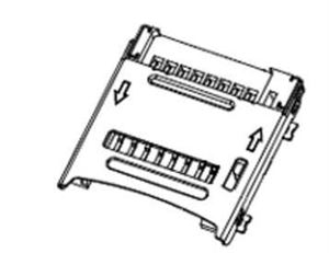 # SIMHOLDER 3PİN  SİM KART YUVASI SMD - BYTE 03260  - *