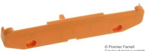 BOX END PLATE, ORANGE, PA 66, TERMINAL BLOCK THT - BYTE 03429  - 1185060000