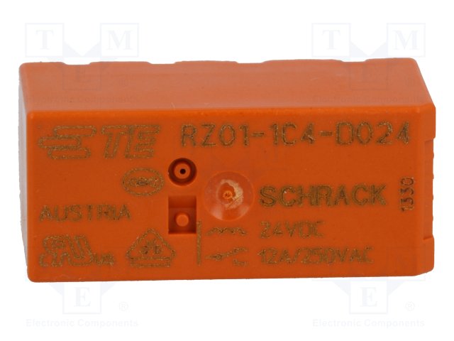 RELAY SCHRACK 24VDC ROLE THT (RZ01-1C4-DO24-R)