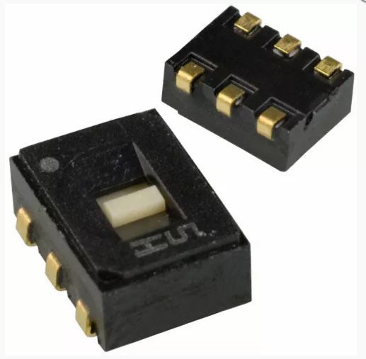 SWITCH DPDT J HOOK 6V SLIDE SMD  (CAS-220TA)