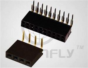 PIN HEADER 4PIN (2x2) 2.54mm  90 THT R/A TRAY - BYTE 03610  - DS1024-2X2RF1