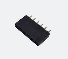 HEADER 1x6 2.54MM 180*  FEMALE  THT - BYTE 00429  - *