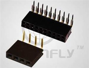 HEADER 10P (2x5) 2.54MM 90* FEMALE THT - BYTE 03905  - DS1024-2X5RF1