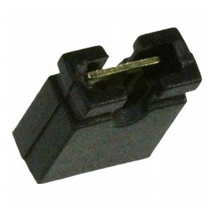 SOCKET SHUNT JUMPER BLACK OPEN 1X2 2.54mm FEMALE THT - BYTE 04048  - 969102-0000-DA