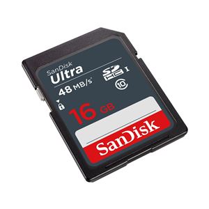 FLASH SDHC 16GB 48MB/s Class 10 SanDisk  - BYTE 04120  - FTHFZSAN1648SD