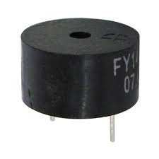 BUZZER DEVRELI 12mm 5V H:7,5mm THT - BYTE 04293  - MCW12075-5V-2300-F