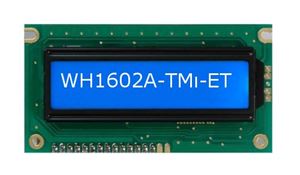 LCD DSP 16*2 84X44X13,5MM  WHITE BLUE THT - BYTE 04308  - WH1602A-TMI-ET#020   