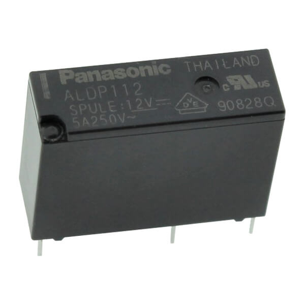 RELAY 5A 12V 1A THT (ALDP112W )