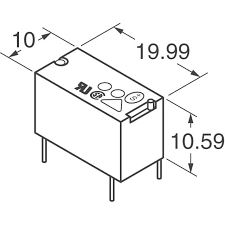 ROLE RE034024 GEN AMAÇLI SPST 6A 24V  THT - BYTE 04418  - RE034024