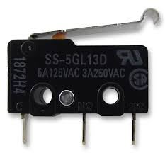 SWITCH SNAP ACTION SPDT 5A 125V THT - BYTE 04458  - SS-5GL13D