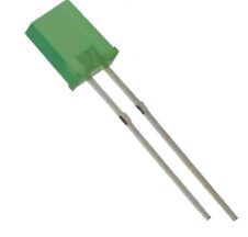 LED YELLOW GREEN 2x5MM 30-50mcd THT  (2G53SD-9)