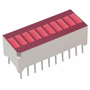 LED RED 2x5MM BAR 30-50mcd THT  - BYTE 00568  - "2R53SDA-9