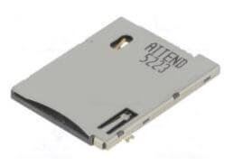 SIM HOLDER 8PIN (6+2) PUSH-PUSH TYPE 10U SMD - BYTE 04769  - 115A-ADA0-R02