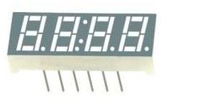 LED DISPLAY 9,20MM 4DIGIT ULTRA RED THT - BYTE 05228  - KPF-3461BSRND#