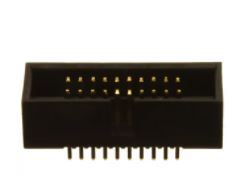 CONN HEADER VERT 20P 1.27MM THT - BYTE 05572  - SBH41-NBPB-D10-ST-BK