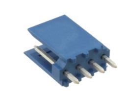 CONN 4P 2.54MM BLUE THT - BYTE 06102  - 281695-4