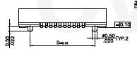 CONN 10P BLACK MALE SMD (CBRB060PA2FP1R0-NH )