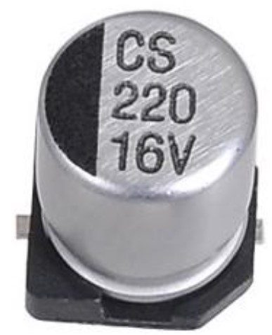 CAP EL 220uF 35V 8x10.5mm 85C SMD  (JCS1V221M080105)