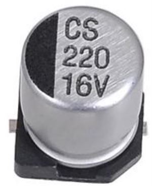 CAP EL 220uF 35V 8x10.5mm 85C SMD  - BYTE 06416  - JCS1V221M080105