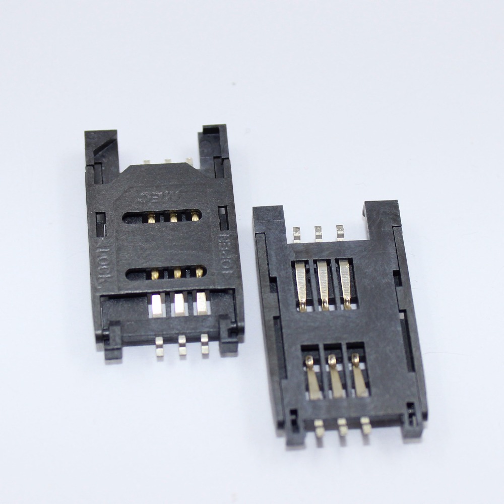 CONN 6 PIN SIM HOLDER SMD  (C707 10M006 0492)