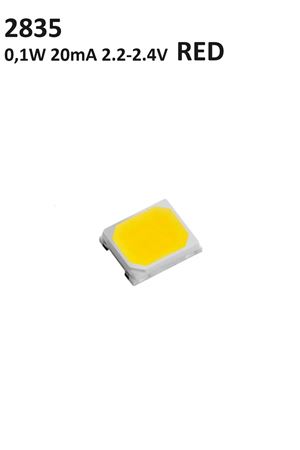 LED 2835 20mA RED SMD - BYTE 06429  - *