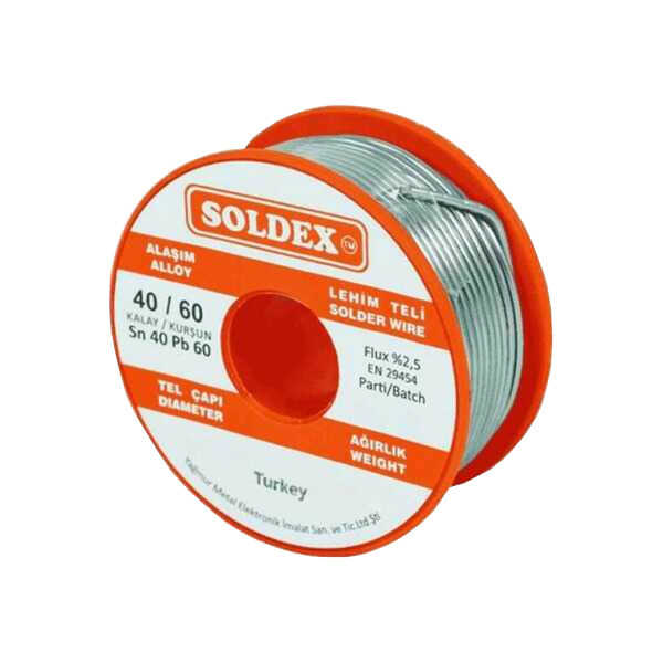 SN40 PB60 KURŞUNLU LEHİM TELİ 1.00MM (500G) (401005)