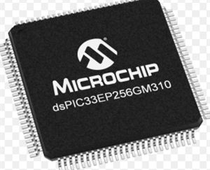 PIC33EP256GM 33EP Microcontroller IC 16-Bit 70 MIPs 256KB SMD - BYTE 00647  - DSPIC33EP256GM310-I/PF