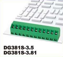 TERM.BLK.3.81MM 2P PCB TYPE GREEN THT - BYTE 06662  - DG381S-3.81-02P-14-00AH