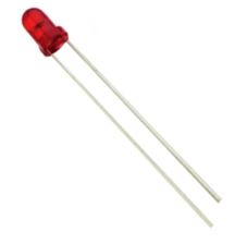 LED RED 200mcd 60° 3mm THT  (L-3R4SD-A40K620-1)