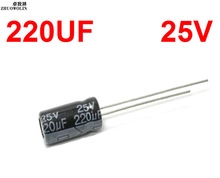 CAP EL 220uF 25V 105C 6x11.5MM THT (PKRM-025V221MF115-T/A5.0)