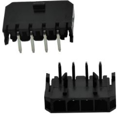 CON.T.B.3.00MM 4PIN(1X4) MALE THT R/A BLACK - BYTE 06789  - L-KLS1-XM1-3.00-1X04-R