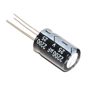 CAP EL 2200uF 25V 85C 13x19 5MM THT - BYTE 00814  - *