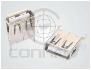 USB CONN 4P 180° FEMALE THT - BYTE 00835  - DS1095-10-WNB0