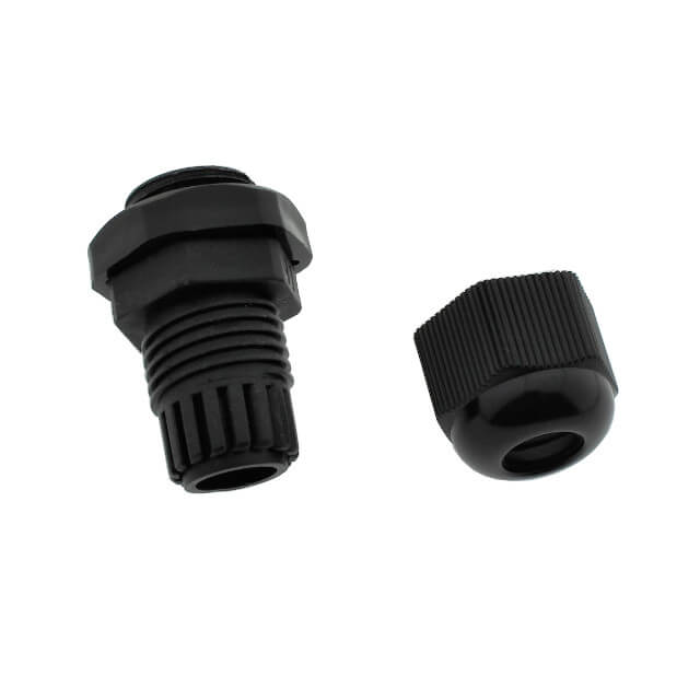 CABLE GLAND 4-8MM PG9 NYLON BLACK (PG9/4.0-8.0-B)