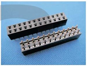 HEADER 38P  2x19  2.54MM 180* FEMALE THT - BYTE 07003  - NO NAME