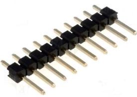 PIN HEADER 7PIN(1x7) 2.54mm THT V/T 3X13MM - BYTE 07022  - DK501-1X7SBT-3X13MM