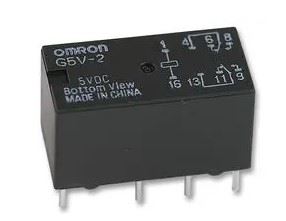 RELAY GEN PURPOSE DPDT 2A 5VDC THT - BYTE 07217  - G5V-2-DC5