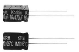 CAP EL 100uF 35V 6.3x11MM 5MM 105C TB THT - BYTE 07306  - PKRM-035V101ME110-T/A5.0