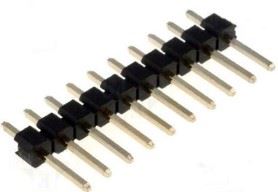 PIN HEADER 1x5 2.54mm MALE THT V/T   - BYTE 07326  - DK501-1X5SBT-3X12MM