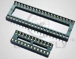 IC-SOCKET 18PIN DUAL WIPE 0.3"(7.62MM) THT - BYTE 07364  - DS1009-18AT1NX-2A2