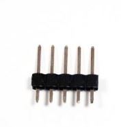 PIN HEADER 5PIN(1x5) 2.54mm THT V/T MALE 180° - BYTE 07374  - DS1021-1X5SF11-B