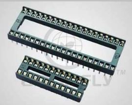 SOCKET 28P 14x2 15.24MM THT ( GENİŞ TİP ) - BYTE 07420  - *