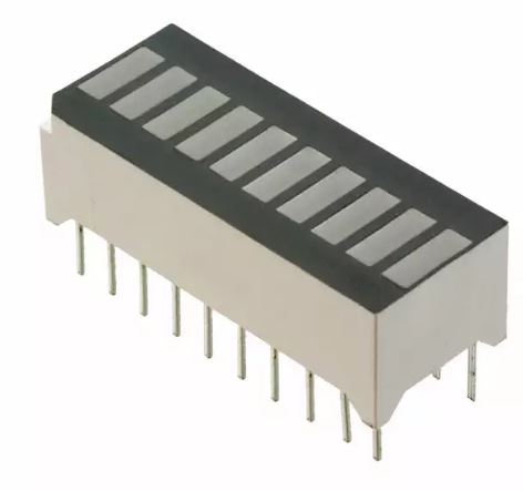 LED DSP RED/ORN 2V1 25mA 10 SEGMENT THT (LTA-1000E)