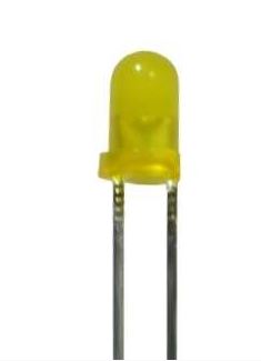 LED YELLOW 3MM 40mcd 40° THT - BYTE 07565  - FYL-3014YD1A-TR13