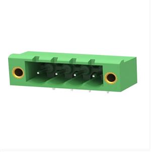 TERM 4P 5.08MM 90* GREEN CLOSED MALE SCREW MOUNT THT - BYTE 07722  - 2EDGRM-5.08-04P-14-100AH