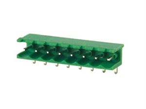 TERM.BLK.5.08MM 8P 90C MALE GREEN OPEN THT - BYTE 07852  - *