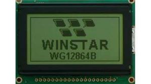 LCD DSP  128*64 LED WG12864B-TMI-V THT - BYTE 01007  - WG12864B-TMI-V
