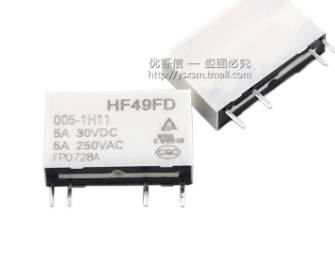 RELAY 5A 5V (HF49FD005-1H11)