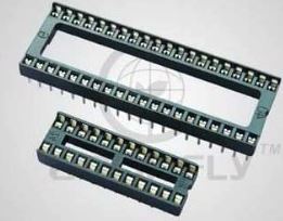 IC-SOCKET 14PIN DUAL WIPE 0.3"(7.62MM) THT - BYTE 07957  - *